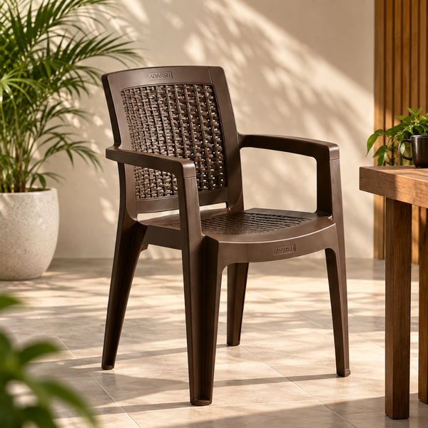 Adarsh Plastic Arm Chair