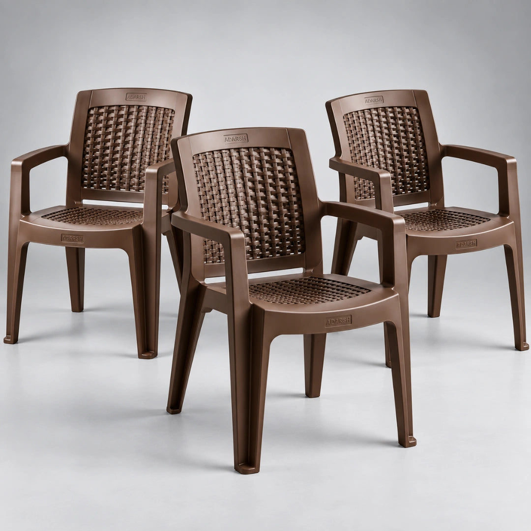 Adarsh Plastic Arm Chair